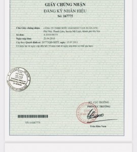 Các tiêu chuẩn nước tinh khiết Miru Các tiêu chuẩn nước tinh khiết Miru