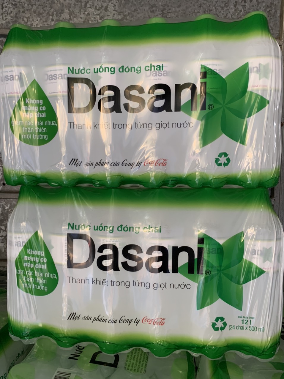 Nước tinh khiết Dasani, nuóc suối Dasani