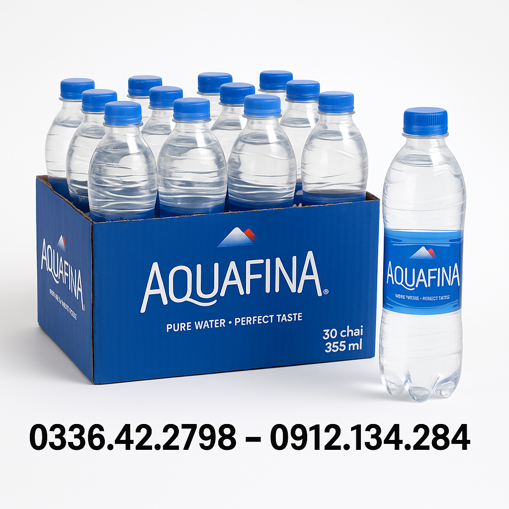 Tổng kho Aquafina 350ml tại Hà Nội – Nước tinh khiết chính hãng từ PepsiCo