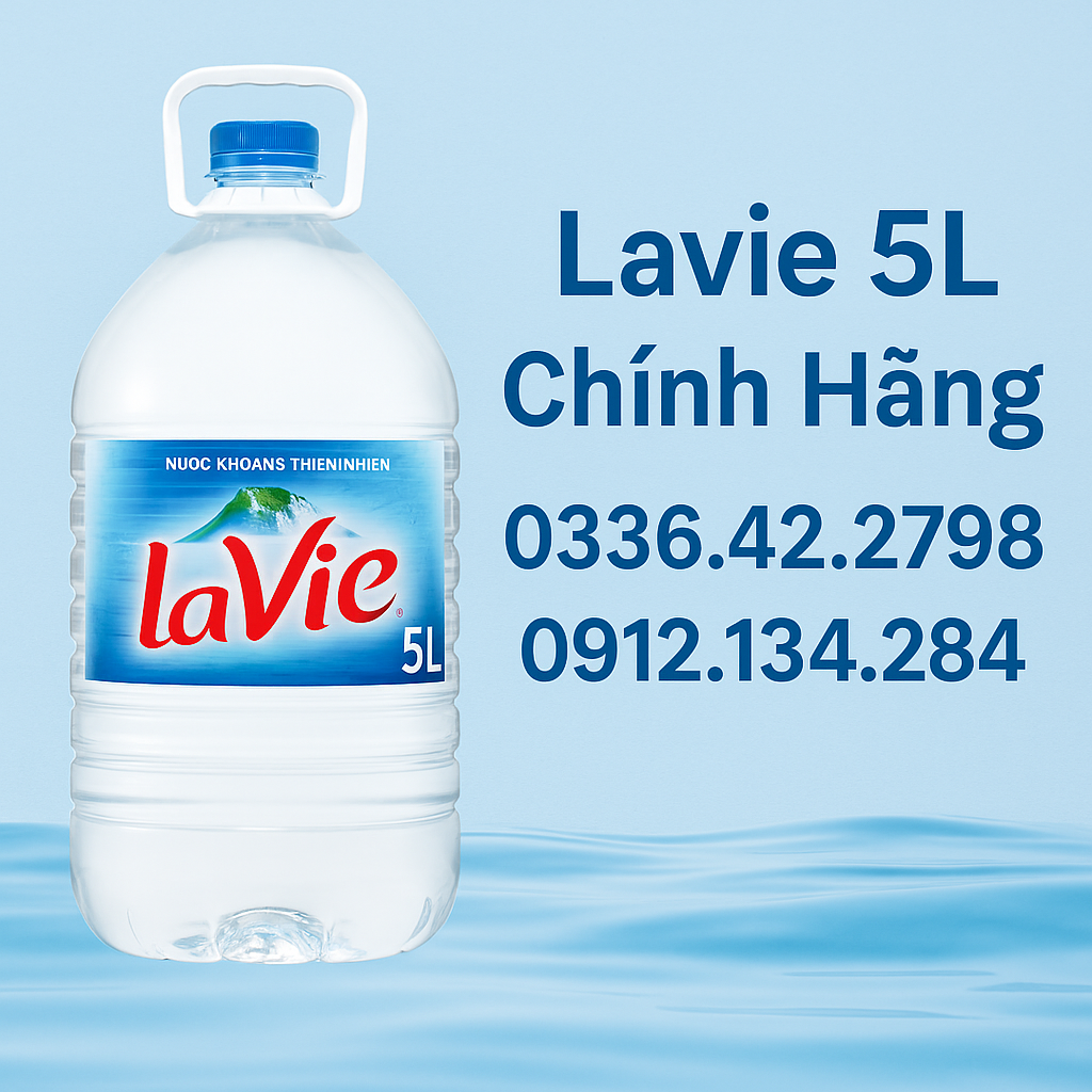 Lavie 5 lít chính hãng , nhà phân phối chính hãng tại hà nội