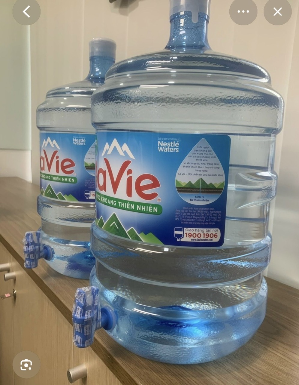 Nước khoáng Lavie vòi chính hãng tại Hà Nội